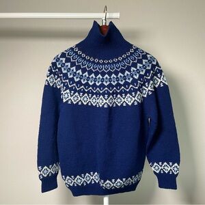 Vintage Scandinavian Nordic Turtleneck Sweater